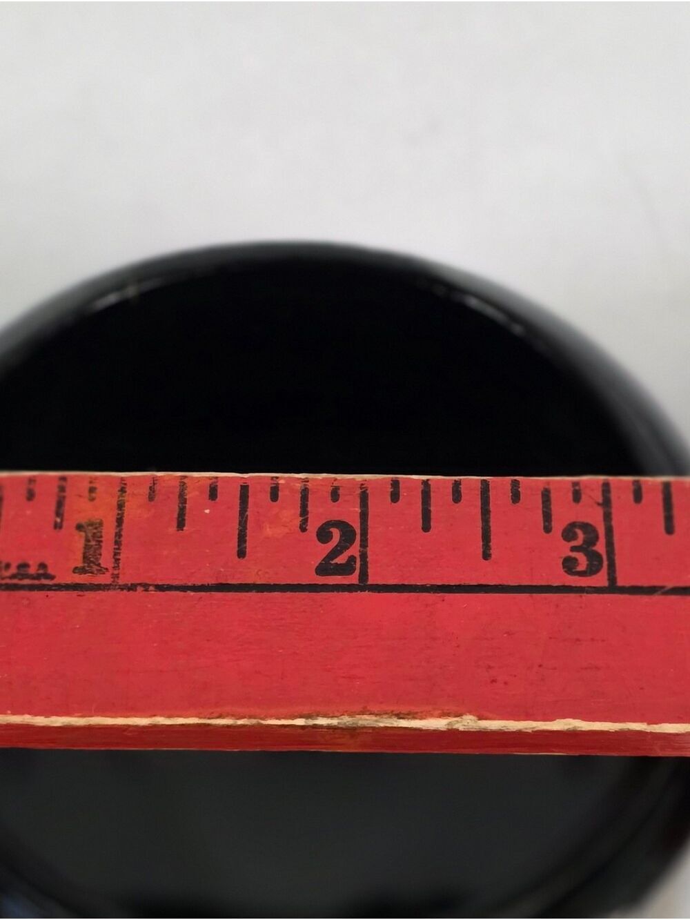 Vintage Round Trinket Lacquerware Box, Glossy Black Finish, Made In Thailand - Picture 5 of 14